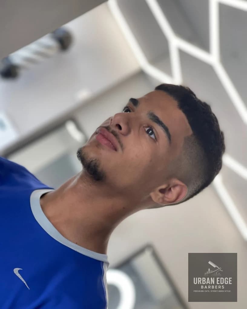 Clean fade haircut